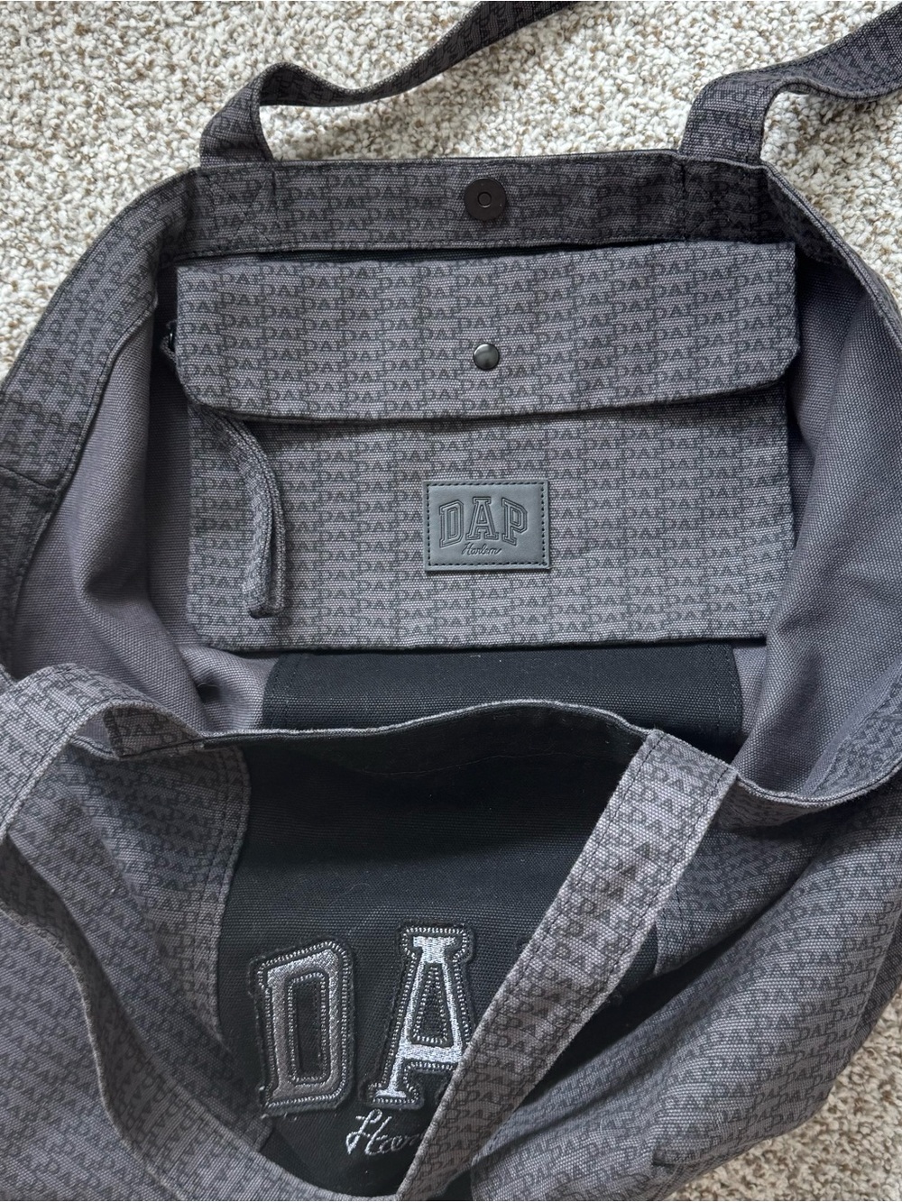 Gap x Dapper Dan DAP Harlem Canvas Tote Bag NWOT - Picture 5 of 9